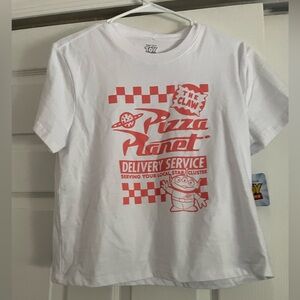 NWT DISNEY/PIXAR TOY STORY PIZZA PLANET GRAPHIC TEE